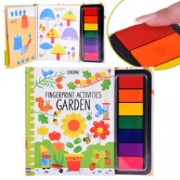 Creative Finger Painting Book GARDEN 64 pages 7 colors AP0049 universal
