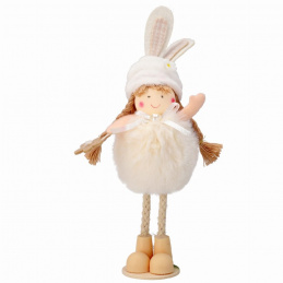 Easter fabric girl decoration for display