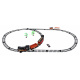 Remote control train with tracks for children 3+ Smoke function + sounds Lights