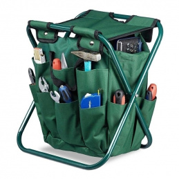O14B GARDEN STOOL WITH TOOL BAG