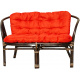 Aga Rattan set BAHAMA Choco Red