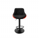 Aga Bar Chair Black/Black/Red