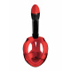 Aga Full Face Snorkeling Mask S/M Black/Red