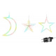 Star light pendant, moon 138 LED multicolor ISO 11328