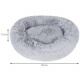 Furry dog bed, gray 22759 universal