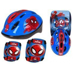 Set of Protectors SpiderMan SP0603 Universal Cycling Helmet