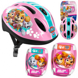 Regulated Protective Set S Helmet + Paw Patrol Protectors PINK SP0853 Universal