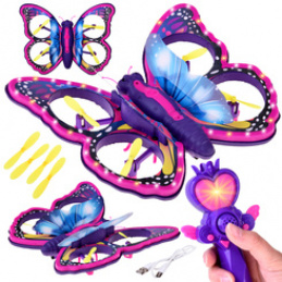Fabulously Colorful Butterfly Drone Controlled by Magic Wand RC0727 Universal