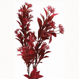 Artificial Plant Branch with Red Green Leaves - 68 cm