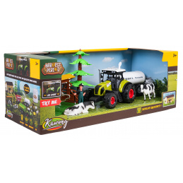 Farmer set with tractor