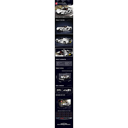 Sports Car White Dice Set 364pcs.