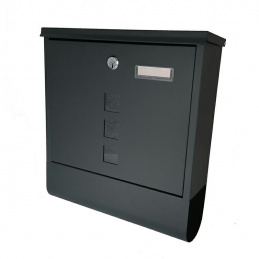 M44D MAILBOX FOR LETTERS WITH NEWSPAPER HOLDER