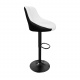 Aga Bar Chair Black/White-Black