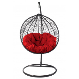 Aga Hanging armchair ORTA MR4202B-R Black/Red
