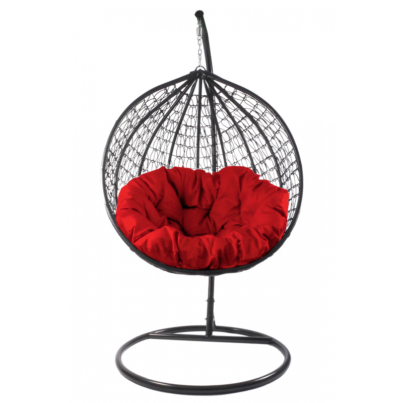 Aga Hanging armchair ORTA MR4202B-R Black/Red