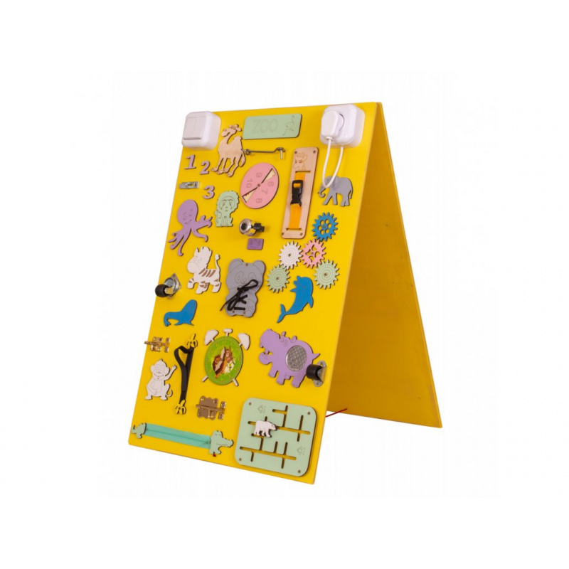 Aga4Kids Educational double-sided board ZOO Colour MT18