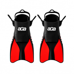 Aga Fins 32-37 Black/Red