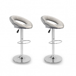Aga 2x Bar Stool MR2043 Gray