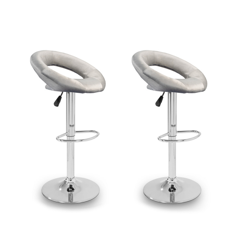 Aga 2x Bar Stool MR2043 Gray