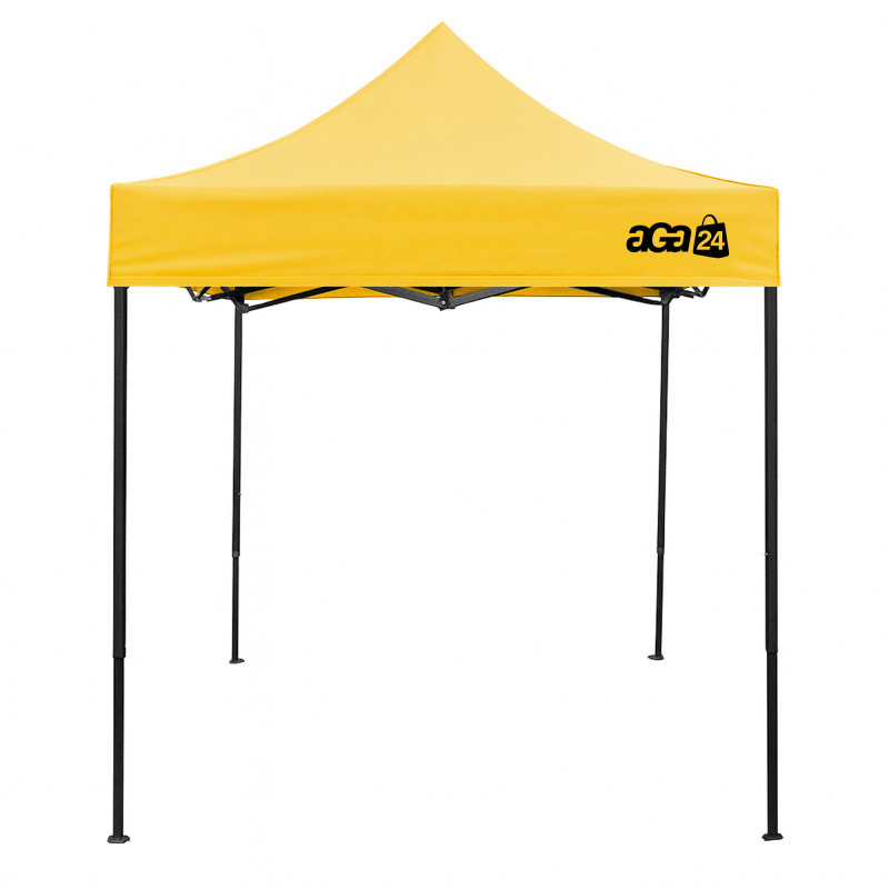 Aga Sales Stand without Sidewalls 2x2 m Yellow