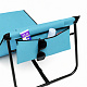 Linder Exclusiv Folding Beach Lounger Blue