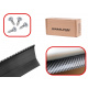 Aga Universal bumper spoiler cover 2,5 m Black