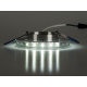 BERGE Suspension spot light BRG71024 non-retractable - GU10 - round + LED strip 3W cold white