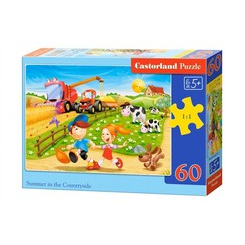 CASTORLAND Puzzle 60 pieces - Summer in the country