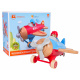 Wooden Airplane Blue