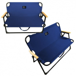 L66E4 FOLDING GARDEN CHAIR DOUBLE BENCH