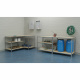 Linder Exclusiv Metal Shelf 180x100x60 cm 5 Shelves