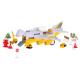 Aga Transport Plane + 6 construction vehicles