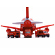 Aga Transport Plane + 3 fire trucks