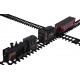 Train with smoke, light, and sound functions