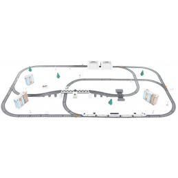 Aga4Kids Railway Track Aga4Kids (9 m) 86 pieces battery-operated