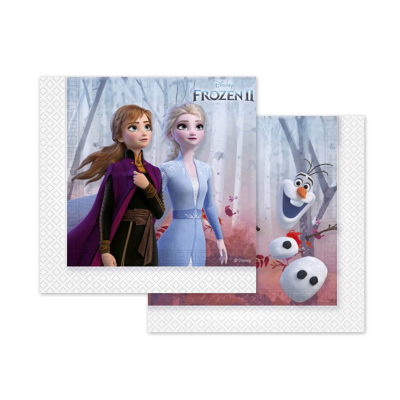 Disney Paper Napkins Disney Ice Kingdom 2 33x33cm / 20 pcs