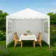 Aga Garden Gazebo 3x3 m DS7007 White
