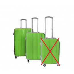 Linder Exclusiv Luggage Set, size. M,L Green 2CZ035 - II. QUALITY