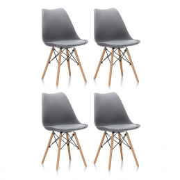Aga 4x Dining Chair MR2035 Gray