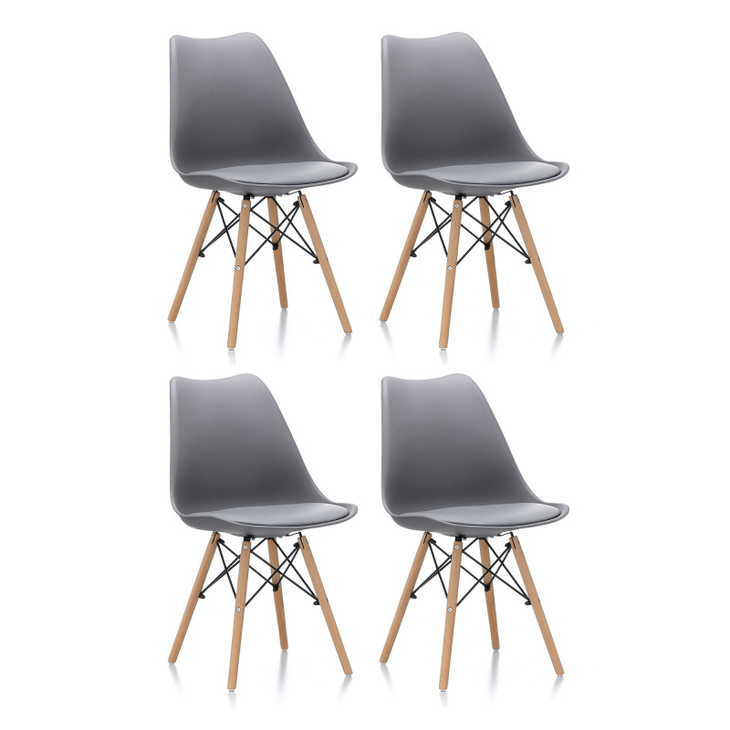 Aga 4x Dining Chair MR2035 Gray