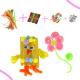 Aga Creative Art Set for Children's Crafts 1200 Pieces