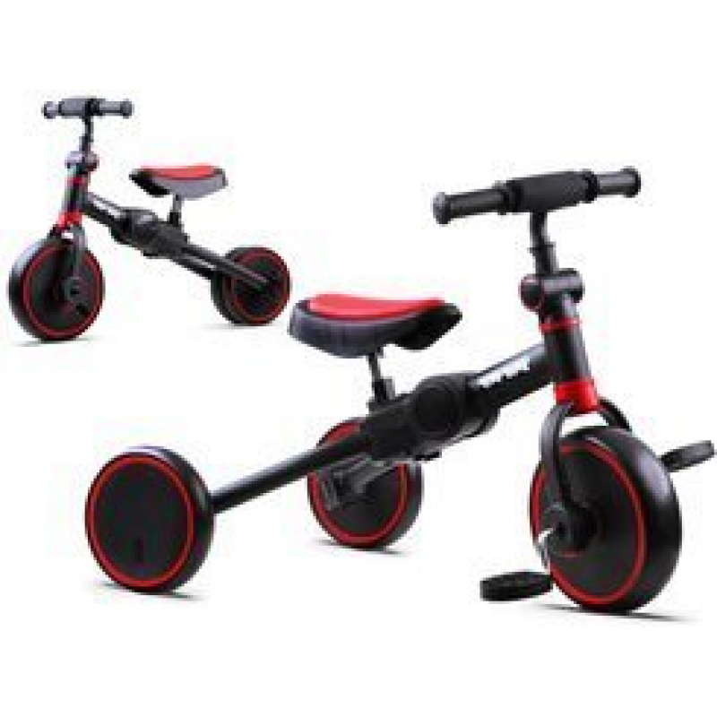 TINY BIKE Tricycle/Scooter 3in1 SP0663 Black/Red
