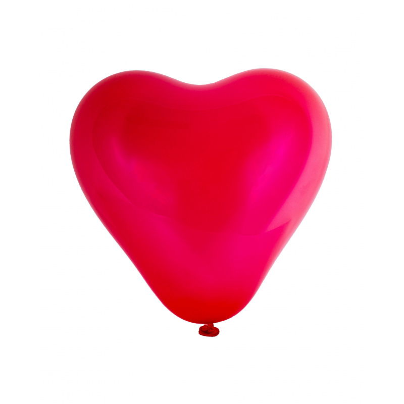 Aga4Kids Latex Balloon Heart 25 cm Red 10 pcs
