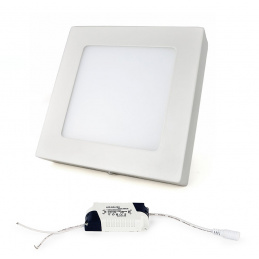 LED quadrant panel BRGD0128 170x170x35mm mounted - 12W - 230V - 860Lm - cold white