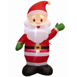 Inflatable Santa Claus with LED lighting - 125 cm