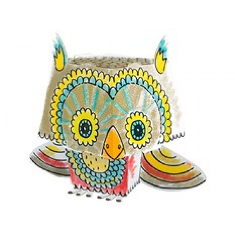 MONUMI 3D Coloring Owl 3+
