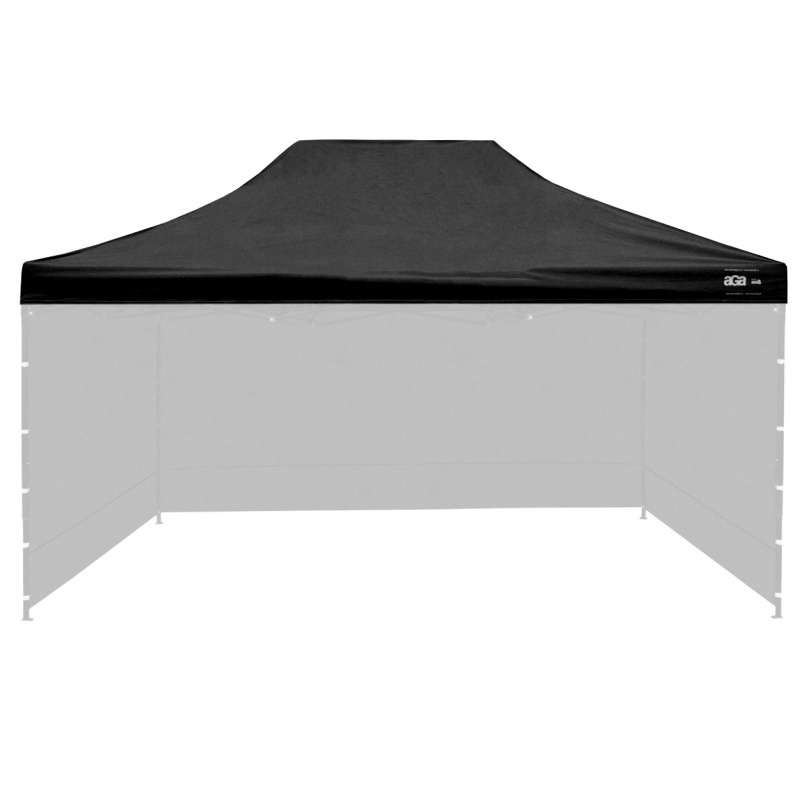 Aga Roof to the sales stand 3x4,5m Black
