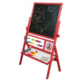 Aga4Kids Children's Double-Sided Board TC Red