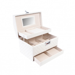 Aga Jewelry Box 30x20.5x19.5 cm Beige DAZ867