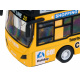 Metal double decker bus ZA2094 - yellow